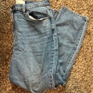 Abercrombie and Fitch curve love ankle straight ultra high rise size 12